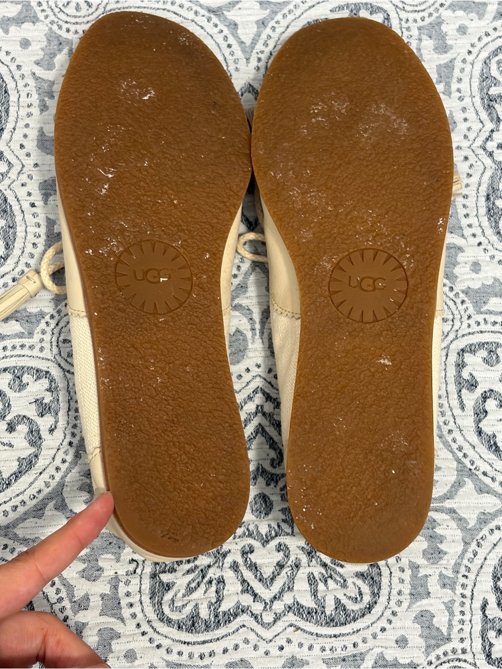 UGG Women's Nolita Oxford flats in the color Water Lily 8.5 - Picture 6 of 10